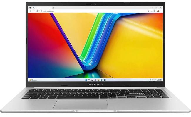 Asus VivoBook 15 (2022) 15.6" FHD WVA, 12th Gen Intel Core i3-1215U, 8GB DDR4 RAM, 256GB M.2 PCIe NVMe, Intel® UHD Graphics, Silver Home & Light Use Laptop