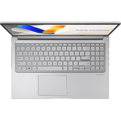 Asus VivoBook 15, 15.6" FHD, Intel® Core 7 150U, 8GB DDR5 RAM, 512GB M.2 PCIe NVMe, Intel Graphics, Silver Home & Light Use Laptop