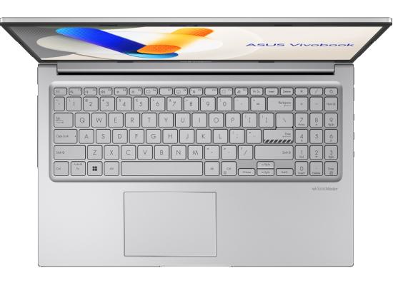 Asus VivoBook 15, 15.6" FHD, Intel® Core 5 120U, 8GB DDR4 RAM, 512GB M.2 PCIe NVMe, Intel Graphics, Silver Home & Light Use Laptop