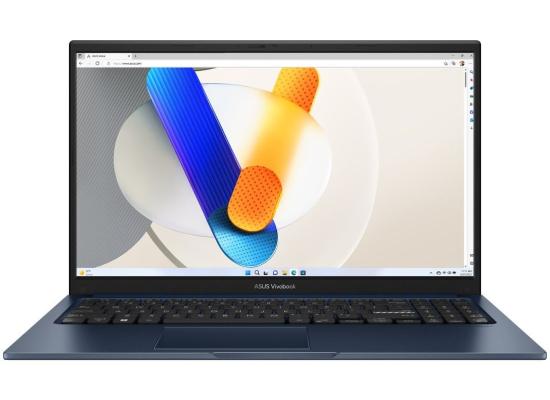 ASUS VivoBook 15, 15.6" FHD, 13th Gen Intel Core i3-1315U, 4GB DDR4 Onboard RAM, 512GB M.2 PCIe NVMe, Intel® UHD Graphics, Quiet Blue Home & Light Use Laptop