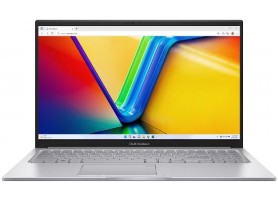 Asus VivoBook 15, 15.6" FHD, 12th Gen Intel Core i7-1255U, 8GB DDR4 RAM, 512GB M.2 PCIe NVMe, Intel® Iris® Xe Graphics, Silver Home & Light Use Laptop