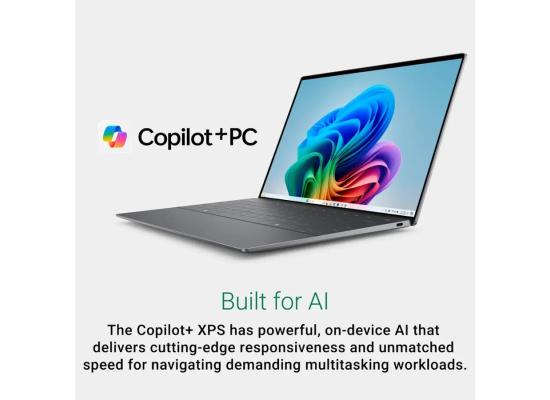 DELL XPS 13 9345 (Graphite) Laptop, 13.4" Touch 3K OLED 60Hz, Qualcomm Snapdragon X Elite, Qualcomm Adreno Graphics, 16GB LPDDR5X RAM Onboard, M.2 512GB NVMe SSD, Wi-Fi 7, Windows 11 Home