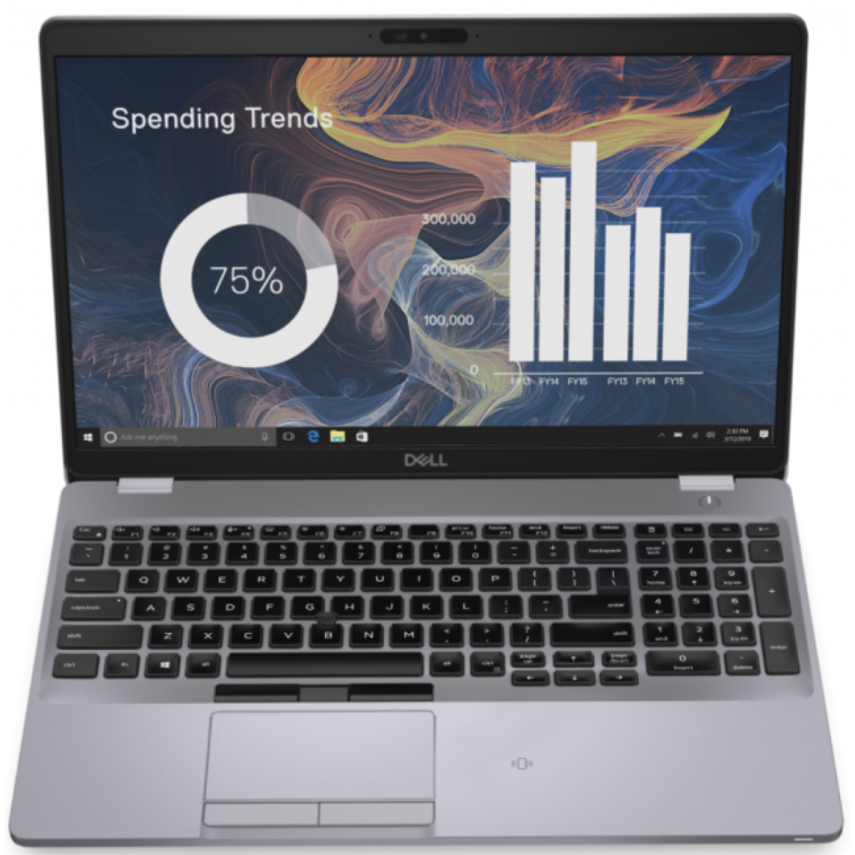 Dell Latitude 5510 15.6" FHD 10th Generation Intel Core i5- 10310U , 8GB RAM, M.2 512G PCIe NVMe, Silver Business Laptop