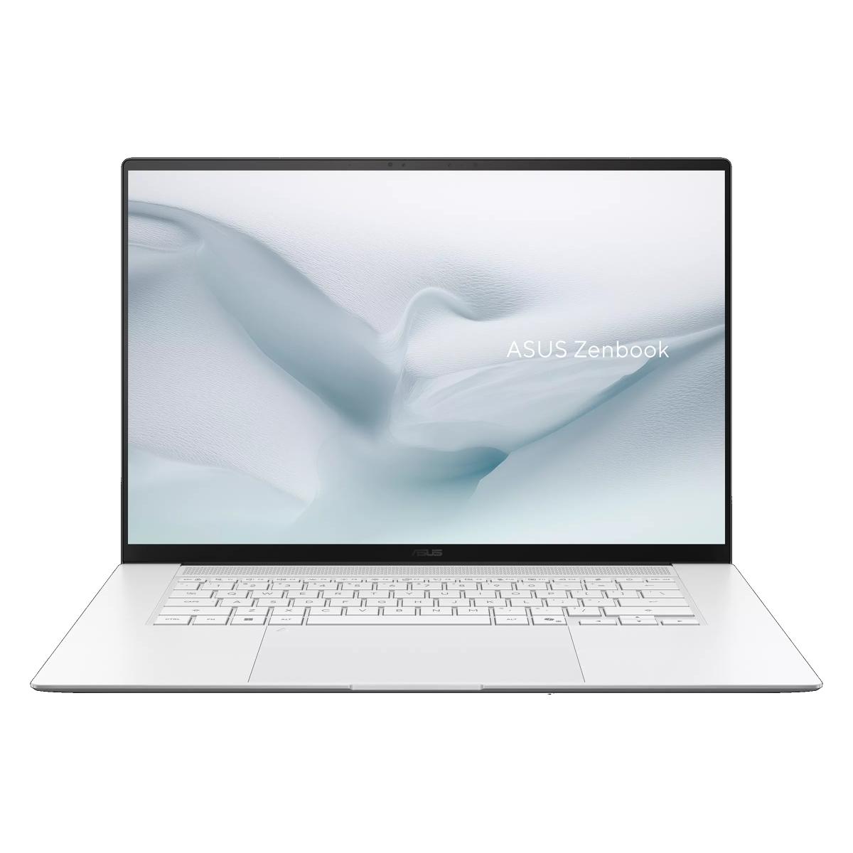 ASUS Zenbook S16, 16" 3K (2880 x 1800) OLED Touch 120Hz, AMD Ryzen AI 7 445 Series Ryzen, AMD Radeon™ Graphics, 32GB LPDDR5X, 1TB M.2 PCIe NVMe Gen4, Windows 11 Home - Scandinavian White Laptop