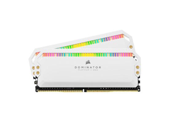 CORSAIR Dominator Platinum RGB 16GB (2 x 8GB) DDR4 RAM 3200MHz CL16 Memory Kit-White