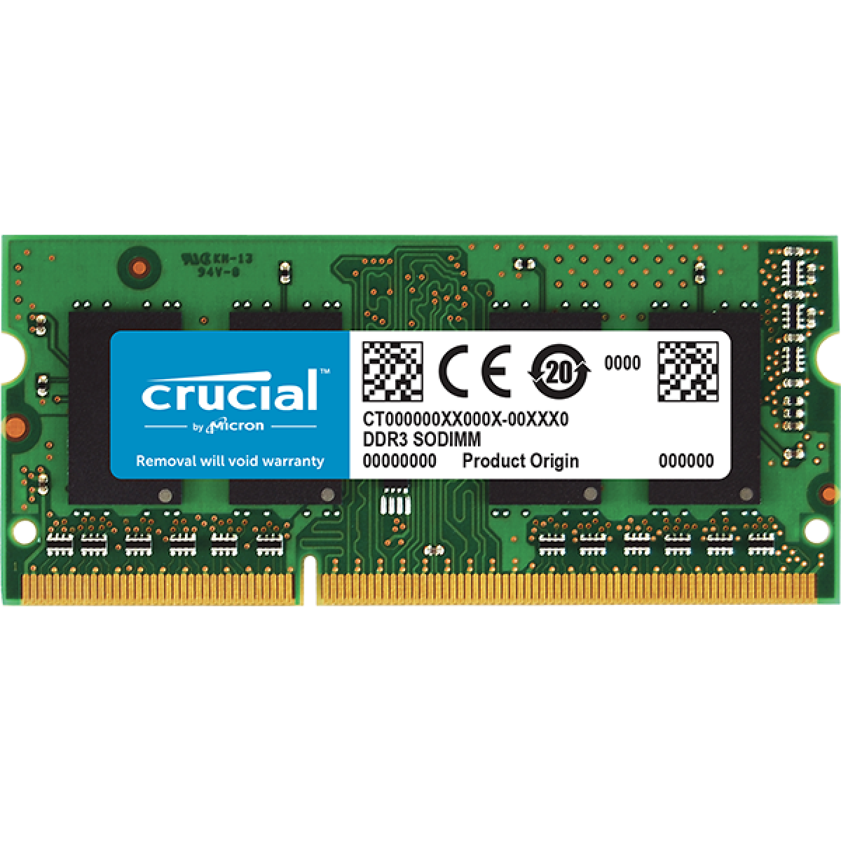 Crucial 8GB DDR3L-1600Mhz SODIMM Notebook Memory