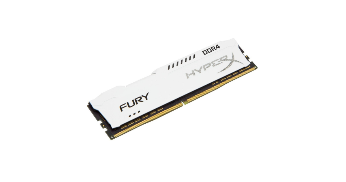 HYPER-X Fury 8GB DDR4 2666MHz White Desktop Memory | hyperx | OS | Jordan