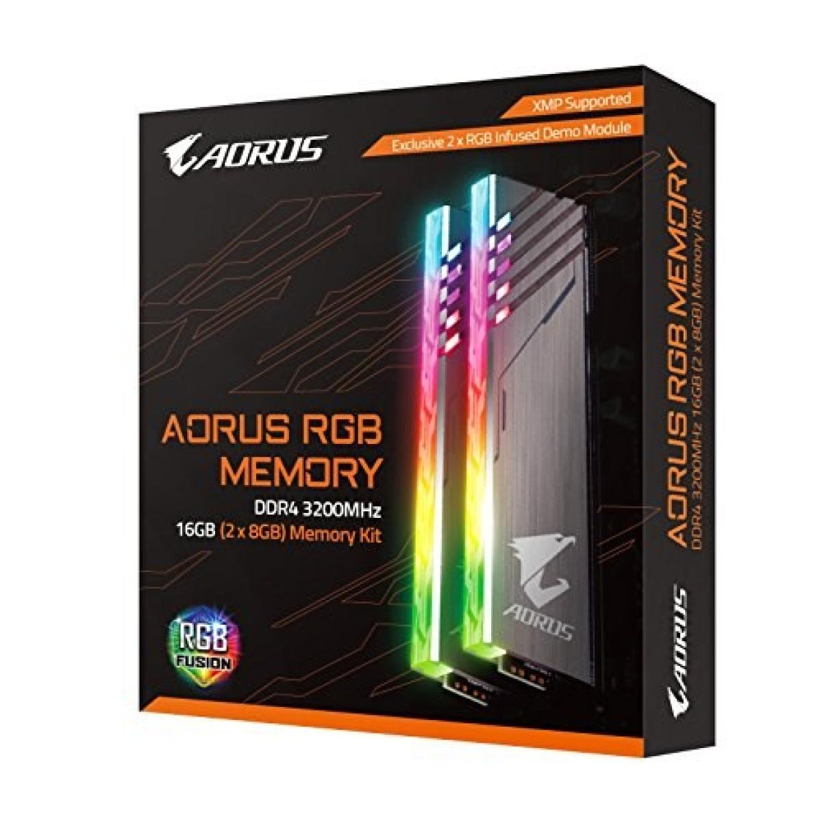 GIGABYTE AORUS RGB Memory DDR4 16GB (2x8GB) 3200MHz
