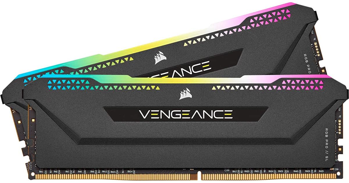 CORSAIR VENGEANCE RGB PRO SL 16GB 2 X 8GB DDR4 RAM 3200MHz CL16 