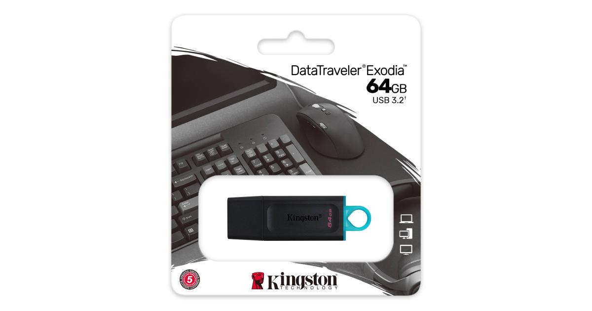 Kingston DataTraveler Exodia USB Flash Drive Single Pack USB 3.2 Gen 1