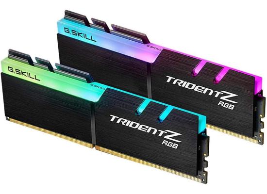 G.SKILL Trident Z RGB Series 16GB (2x8GB) DDR4 RAM 3200MT/s CL16 Memory Kit - Black