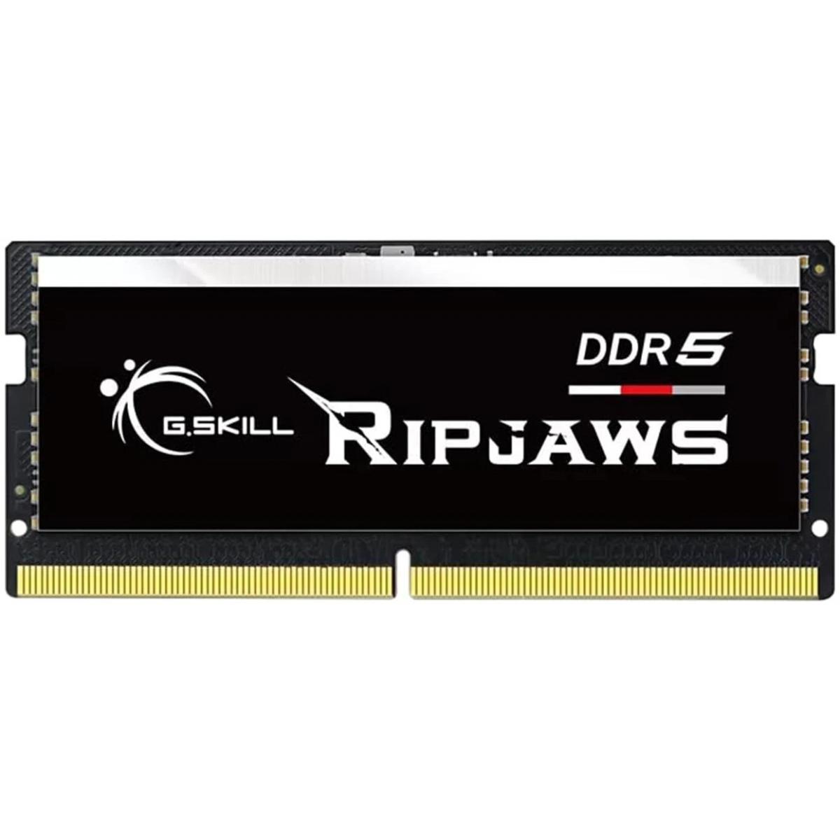 G.SKILL Ripjaws Series SODIMM Laptop 16GB (1x16GB) DDR5 RAM 5600MT/s CL46