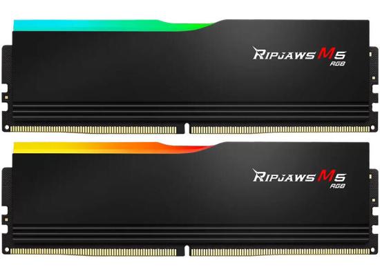 G.SKILL Ripjaws M5 RGB Series 32GB (2x16GB) DDR5 RAM 6000MT/s CL36 Memory Kit - Black