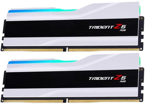 G.SKILL Trident Z5 RGB Series 64GB (2x32GB) DDR5 RAM 6000MT/s CL36 Memory Kit - White