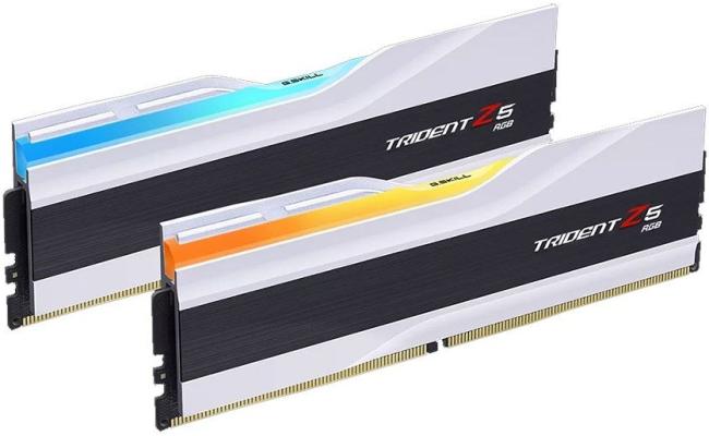 G.SKILL Trident Z5 RGB Series 64GB (2x32GB) DDR5 RAM 6000MT/s CL36 Memory Kit - White