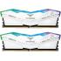 TEAMGROUP T-Force Delta RGB 32GB Kit (2x16) 6000MHz CL30 DDR5 Desktop Memory - White