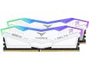 TEAMGROUP T-Force Delta RGB 32GB Kit (2x16) 6000MHz CL30 DDR5 Desktop Memory - White