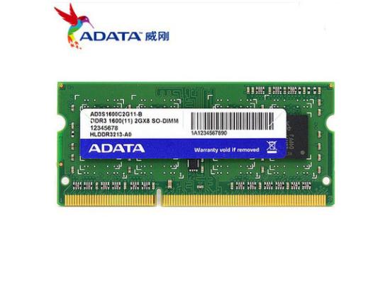 Adata 8GB DDR3-1600Mhz SODIMM Notebook Memory 
