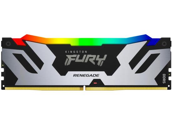 KingSton Fury Renegade RGB Single 16GB DDR5 7200MT/s-CL38 Desktop Memory (Black/Silver)