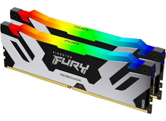 KingSton Fury Renegade RGB 32GB (2x16GB) DDR5 7200MT/s-CL38 Desktop Memory (Black/Silver)