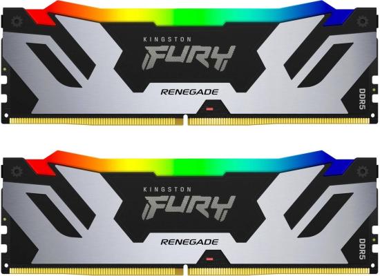 KingSton Fury Renegade RGB 32GB (2x16GB) DDR5 7200MT/s-CL38 Desktop Memory (Black/Silver)