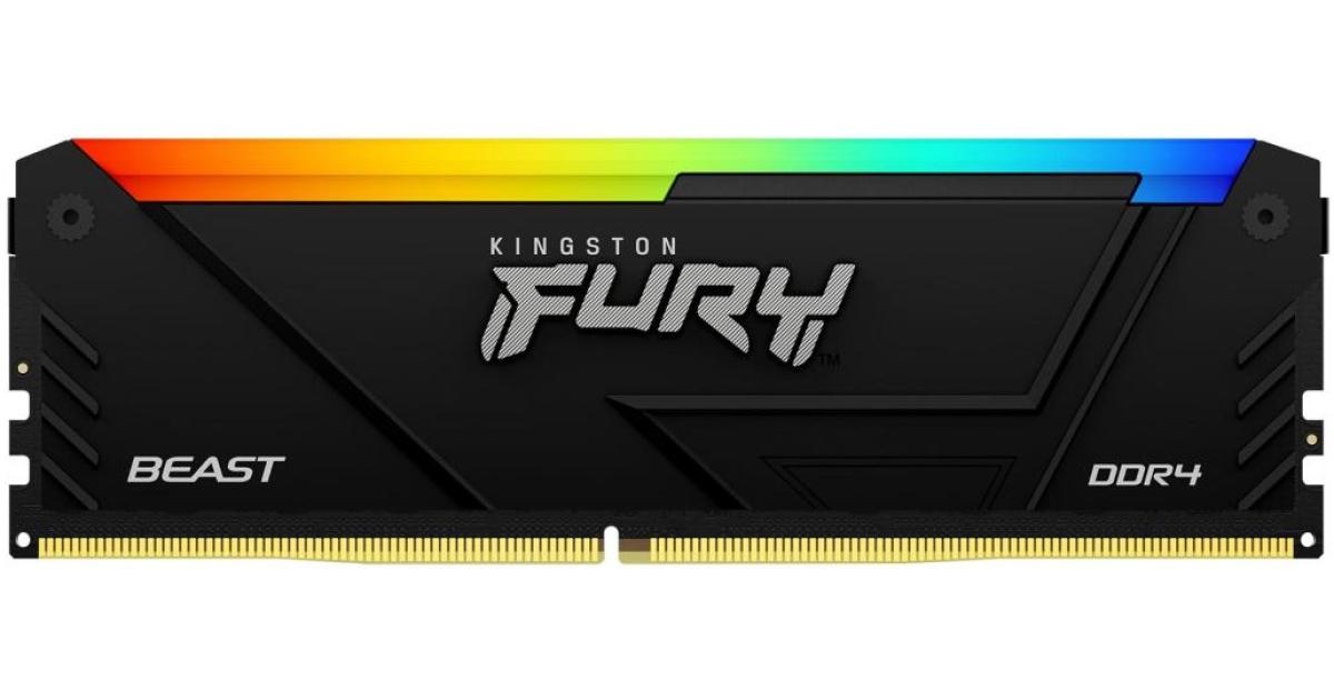 未開封　KINGSTON FURY Beast DDR4 32GB/3600 Memorie Kingston FURY Beast, 32GB DDR4, 3600MHz CL18, Dual