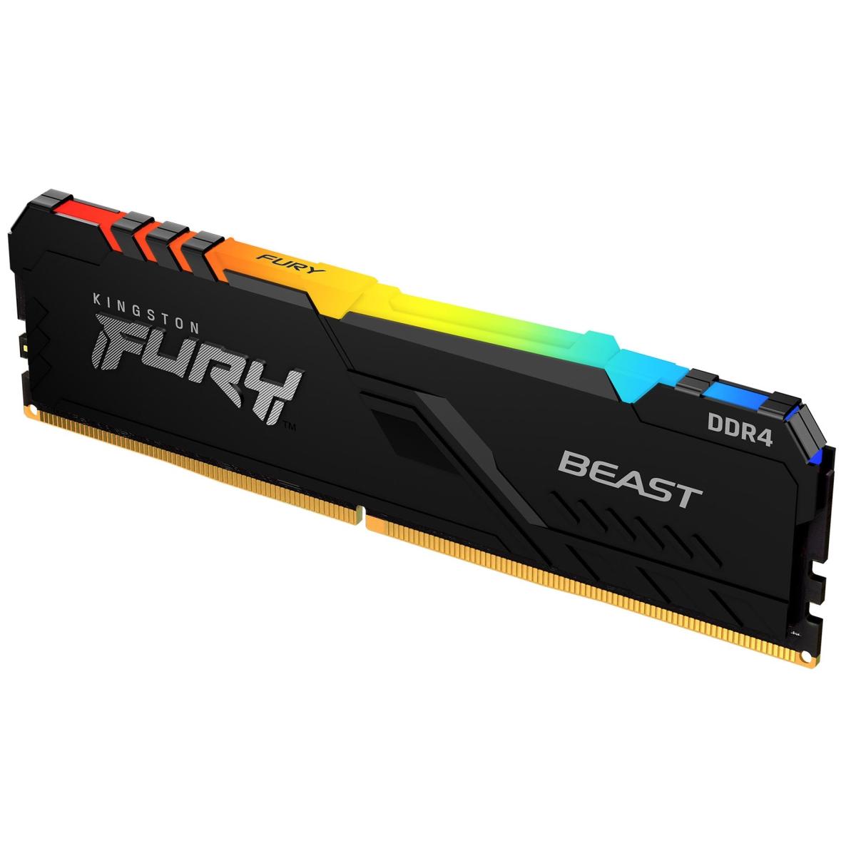KingSton Fury Beast Single 16GB DDR4 3600MT/s-CL18 RGB Desktop Memory