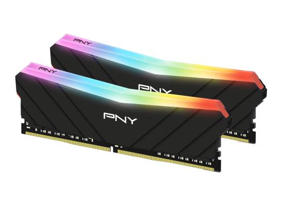 PNY RGB 32GB (2x16GB) DDR4 RAM 3600MHz CL18 Memory Kit-Black