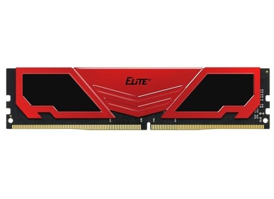 TEAMGROUP Elite Plus Single 8GB 3200MHz CL22 DDR4 Desktop Memory - Red & Black
