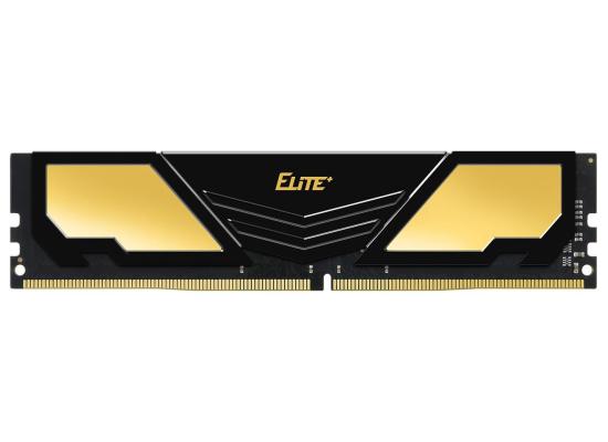 TEAMGROUP Elite Plus Single 8GB 3200MHz CL22 DDR4 Desktop Memory - Black & Gold