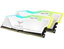 TEAMGROUP T-Force Delta RGB 16GB Kit (2x8) 3600MHz CL18 DDR4 Desktop Memory - White