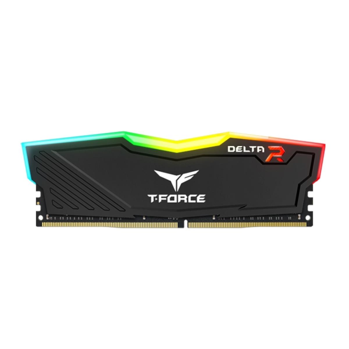 TEAMGROUP T-Force Delta RGB Single 8GB 3200MHz CL16 DDR4 Desktop Memory - Black