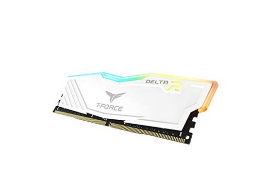 TEAMGROUP T-Force Delta RGB Single 8GB 3000MHz CL16 DDR4 Desktop Memory - White