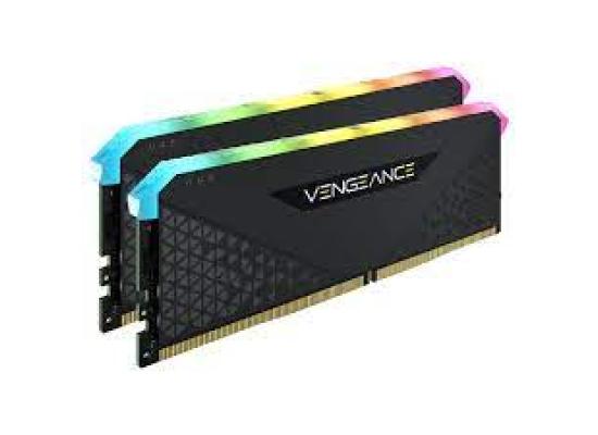 CORSAIR VENGEANCE RGB RS 16GB (2 x 8GB) DDR4 RAM 3200MHz CL16 Memory Kit — Black