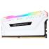CORSAIR VENGEANCE® RGB PRO 16GB (2 x 8GB) DDR4 RAM 3200MHz CL16 Memory Kit — White