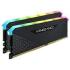 CORSAIR VENGEANCE® RGB RS 16GB (2 x 8GB) DDR4 RAM 3600MHz CL18 Memory Kit — Black