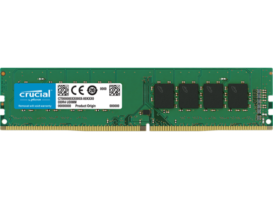 Crucial 4GB DDR4-2400Mhz UDIMM Desktop Memory 
