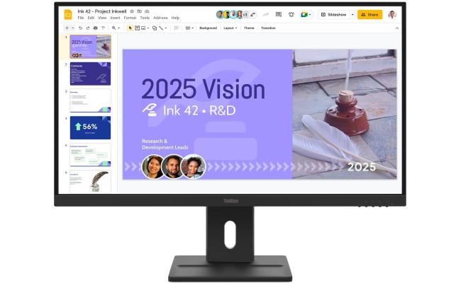 Lenovo ThinkVision E27Q-40 Flat Business Monitor 27" 2K QHD IPS @100HZ, 99% sRGB, 4ms GtG (Extreme mode), Less-Bezel Display, Adjustable Stand, DP Port, HDMI w/ Speakers