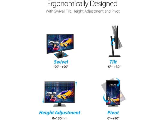 ASUS VP28UQGL Gaming Monitor - 28 inch, 4K, 1ms, TN ,60Hz ,Adaptive-Sync/FreeSync™, Flicker Free, Blue Light Filter, Ergonomic Design