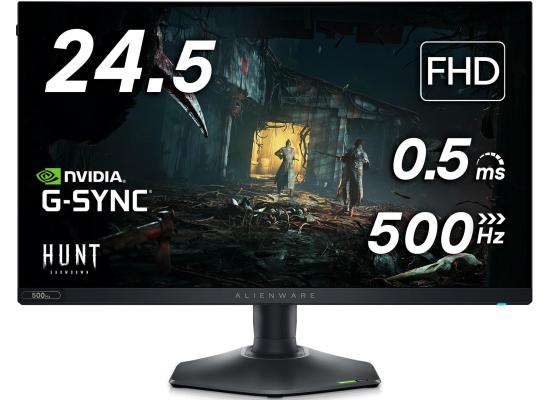 Alienware AW2524HF 25" FHD Flat Monitor, Fast IPS, 500Hz (OC), 0,5ms(GTG) Min, 99% sRGB, AMD FreeSync Premium, 1.07 Billion Colors w/ Ergonomic Stand