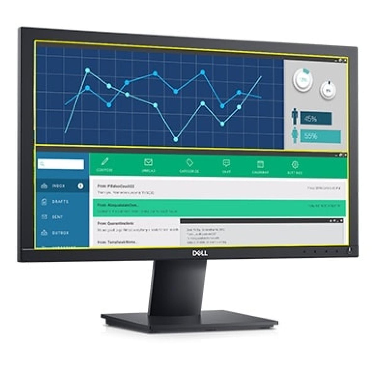 Dell E2221HN 22" FHD TN @60Hz 5ms VGA & HDMI(vr 1.4) Black Anti-glare Monitor