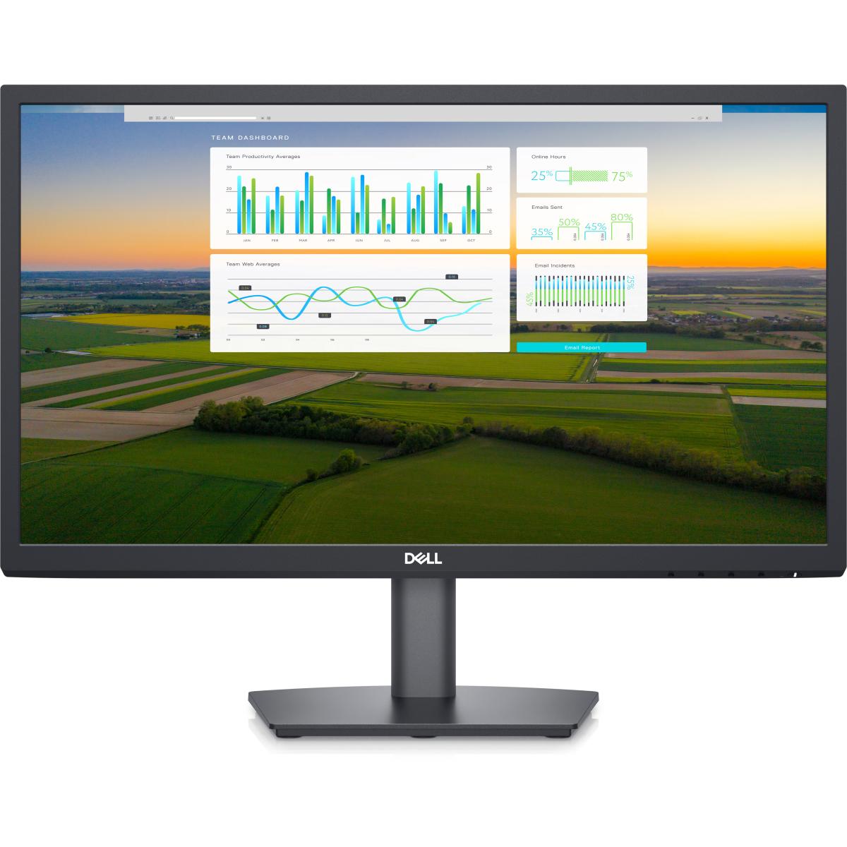 Dell E2222H 22" Flat Monitor VA Full HD @60Hz, DP/VGA w/ Slim Bezel & Energy Star Certified