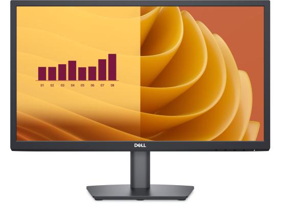 Dell E2225H Essential Flat Monitor 22" FHD VA @75HZ, Narrow Bezel Display w/ DP, VGA - Black