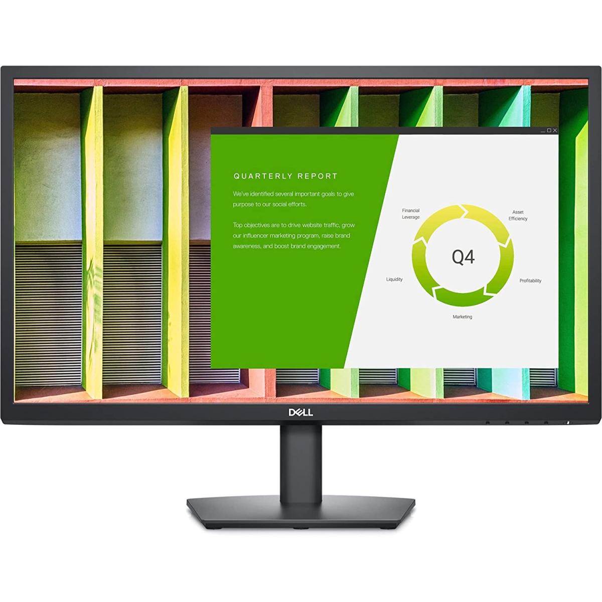 Dell E2422H 24" Flat Monitor w/ Wide Viewing Angles IPS Full HD (1080p) @60Hz, 5ms (GTG), DP/VGA