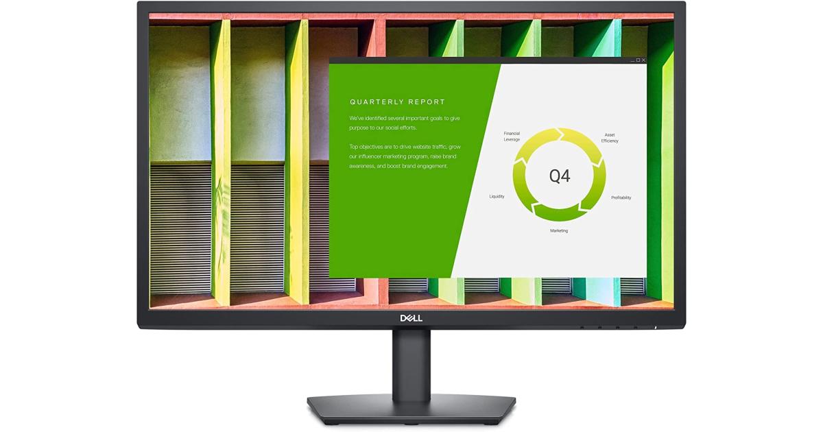 Dell E2422H 24" Flat Monitor w/ Wide Viewing Angles IPS Full HD (1080p ...