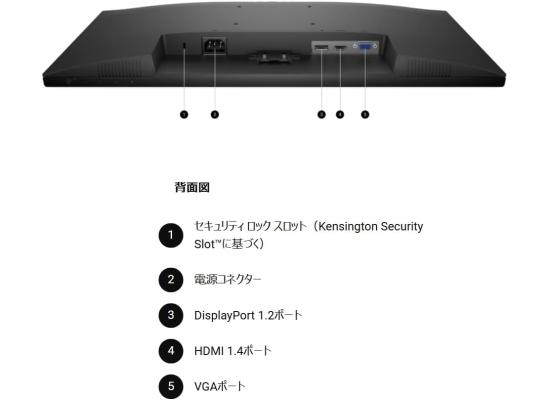 Dell E2425HM Essential Flat Monitor 24" FHD IPS @100HZ, Wide viewing angle Slim Bezel Display w/ DP, HDMI, VGA - Black