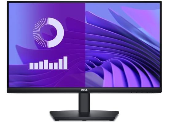 Dell E2425HS Essential Flat Monitor 24" FHD VA @75HZ, Adjustable Stand, Wide viewing angle Slim Bezel Display w/ DP, HDMI, VGA & Speakers - Black