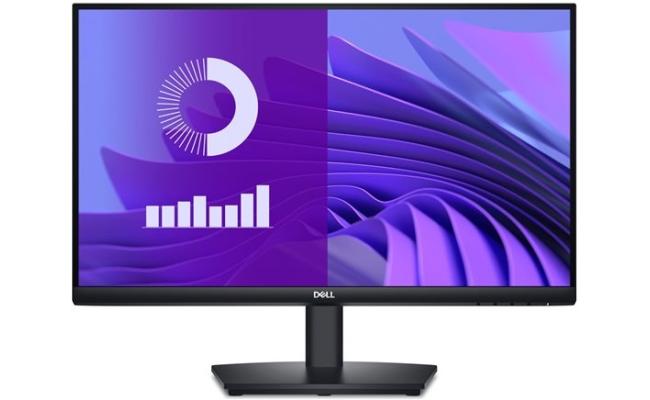 Dell E2425HS Essential Flat Monitor 24" FHD VA @75HZ, Adjustable Stand, Wide viewing angle Slim Bezel Display w/ DP, HDMI, VGA & Speakers - Black