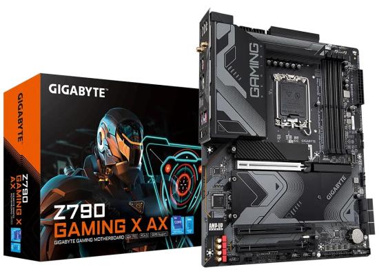 GIGABYTE Z790 GAMING X AX (WIFI 6E), Intel 13th 12th Series, LGA 1700/DDR5/PCIe 5.0/4xM.2 - ATX Gaming MotherBoard
