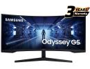 SAMSUNG 34" Odyssey G5 UWQHD (3440 X 1440) VA, HDR10 Gaming Monitor with 1000R Curved Screen, 165Hz, 1ms, FreeSync Premium